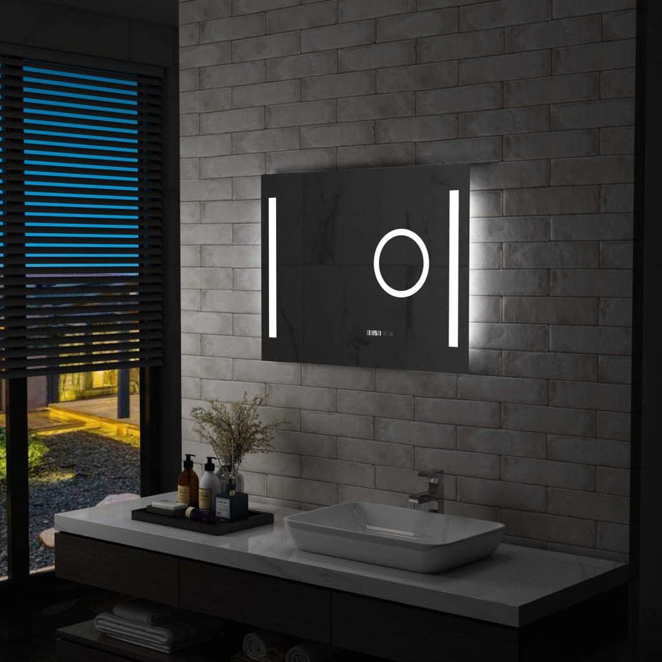 Illumina il tuo Riflesso con Eleganza: Recensione dello Specchio da Parete per Bagno con LED e Sensore Touch 80×60 cm Vida XL