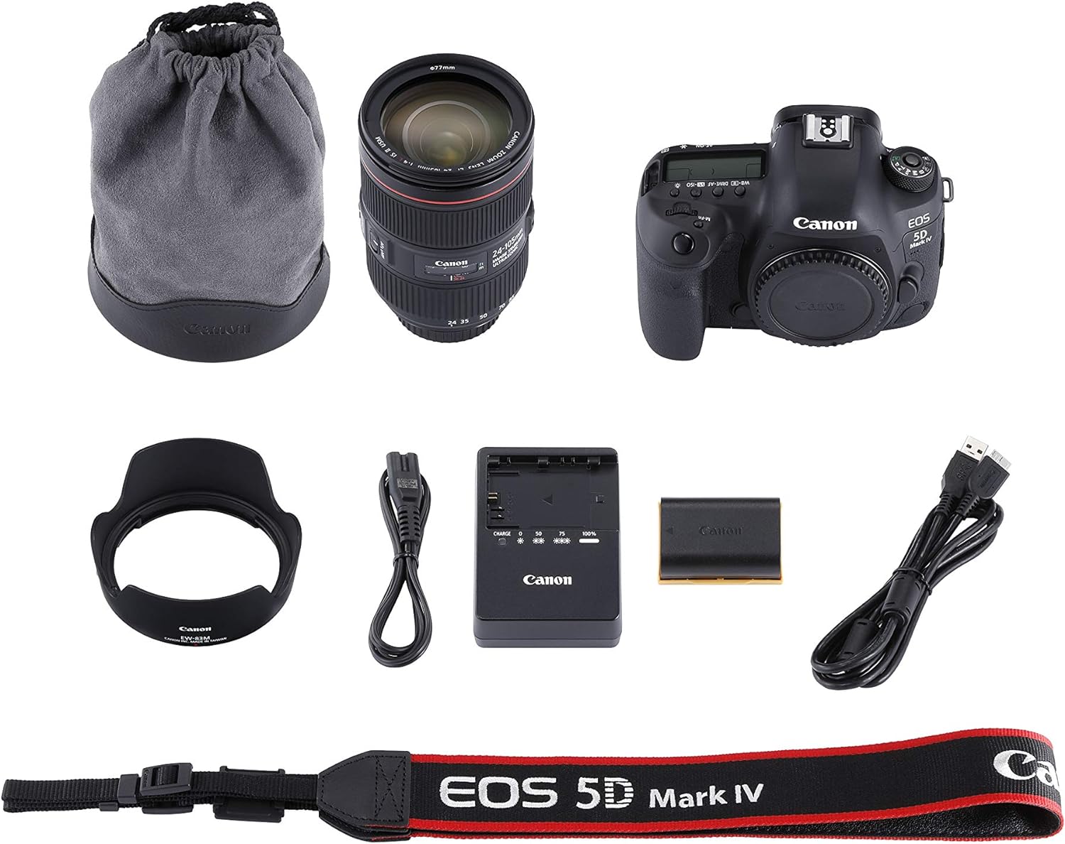 Canon EOS 5D Mark IV + EF 24-105mm f/4L IS II USM Kit fotocamere SLR 30,4 MP CMOS 6720 x 4480 Pixel Nero - Scopri l'innovazione di alta qualità - a soli 2918€