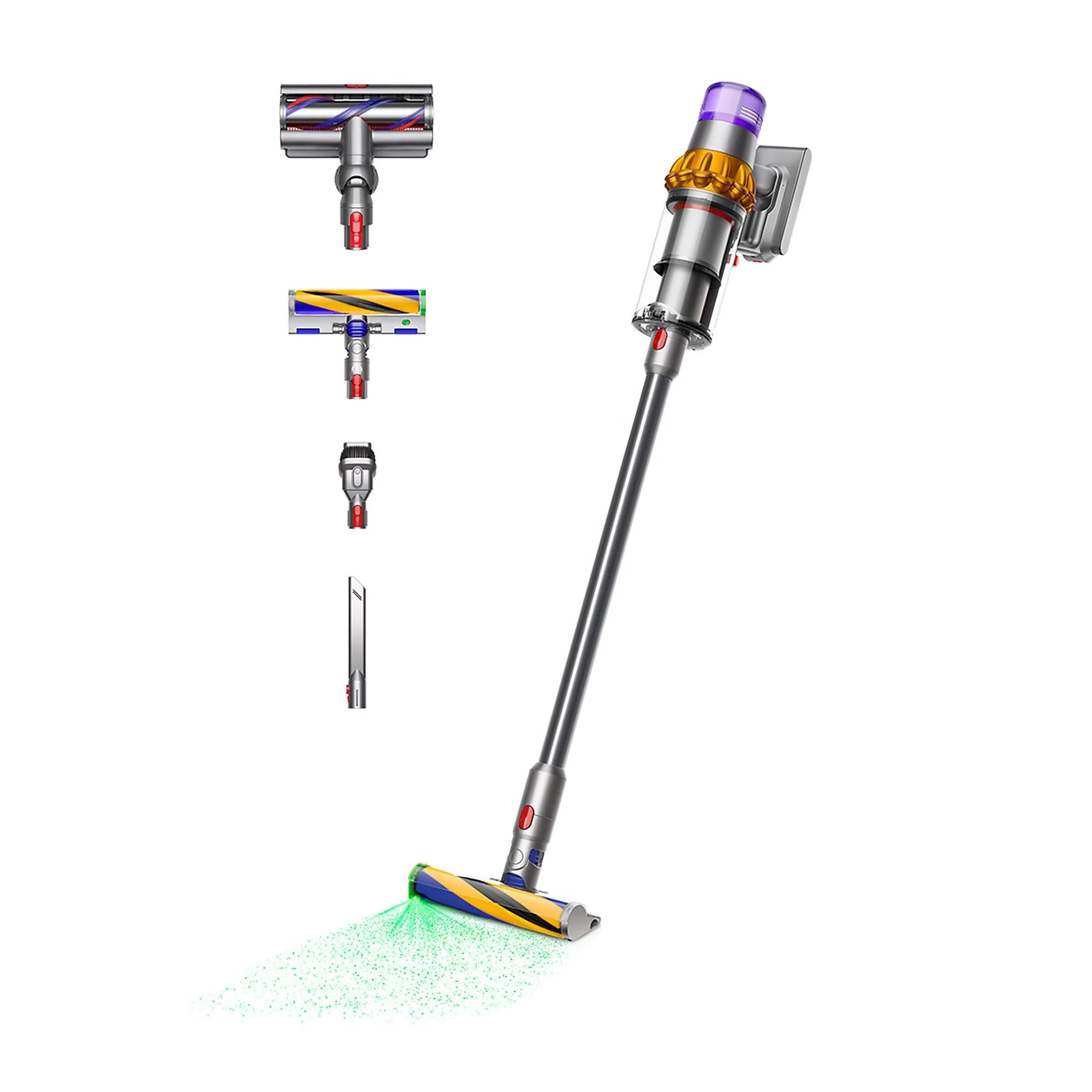 DYSON V15 Detect Absolute scopa elettrica senza filo, Senza sacco, 660 W - Scopri l'innovazione di alta qualità - a soli 624€